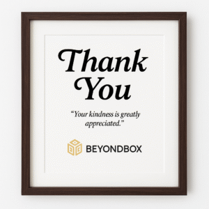 Thank You Frame – Quote + Branding Area